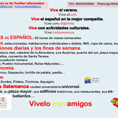 VIVE EL VERANO, VIVE EL SOL EN ESPAÑOL